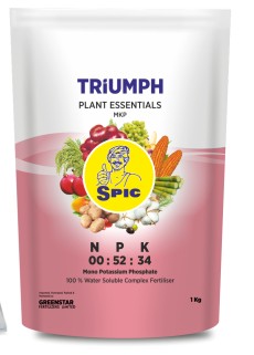 SPIC ट्रायम्फ (NPK 00 52 34) मोनो पोटेशियम फॉस्फेट