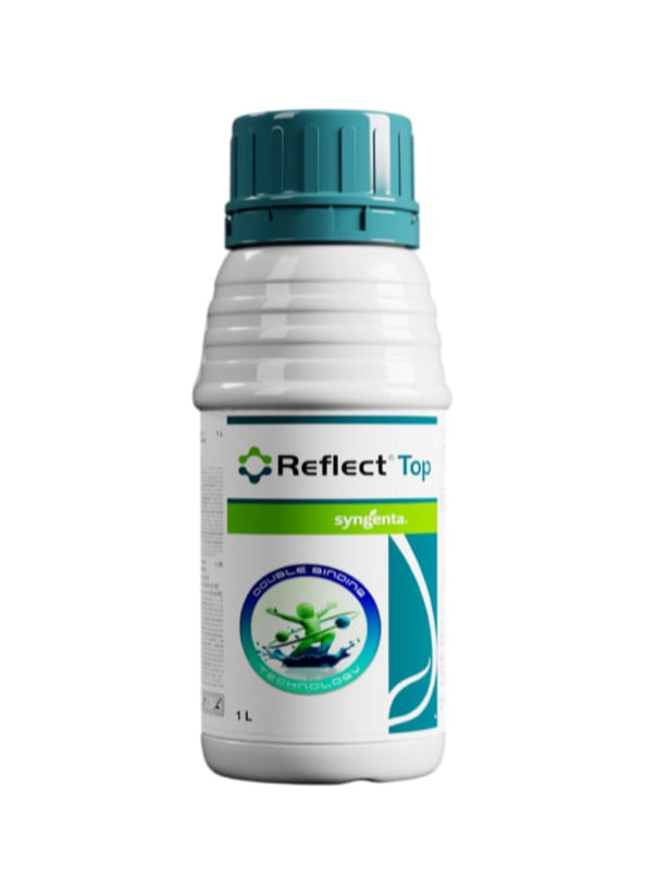 Reflect Top Fungicide (Isopyrazam 11.5% + Difenoconazole 11.5% SC) β a dual-action, systemic fungicide that provides preventive and curative control of major foliar diseases, offering long-lasting protection and improved crop health and yield."