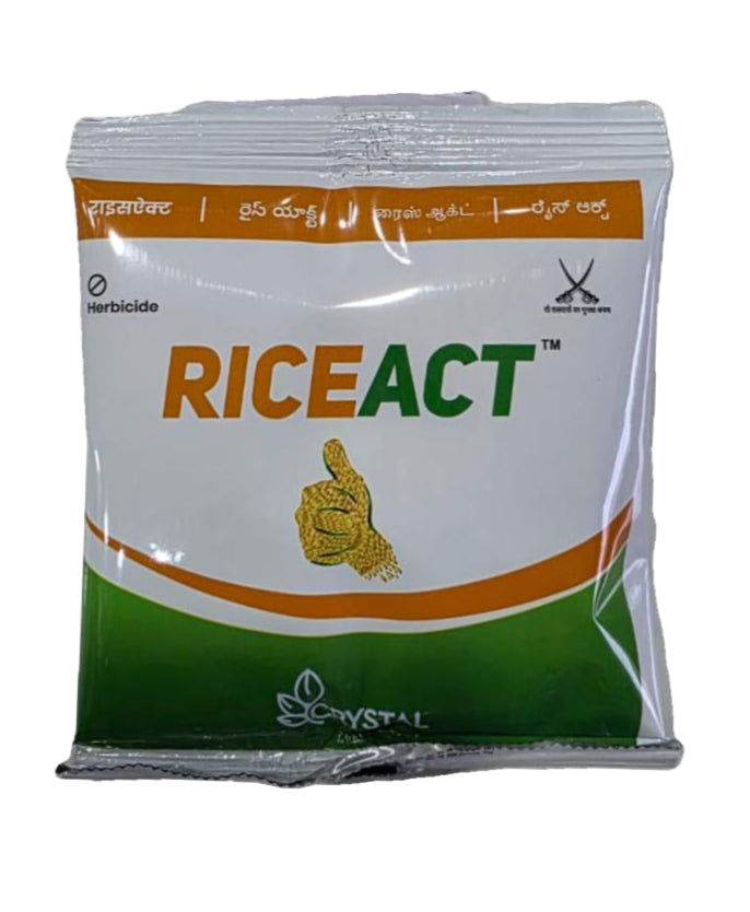 crystal herbicide Rice Act Herbicide (Triafamone 20% + Ethoxysulfuron 10% WG) – AgriVruddhi