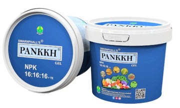NPK Pankkh Gel 16:16:16 fertilizer by Vijayshri Agro Chemicals, balanced nutrient formula for optimal crop growth and yield.