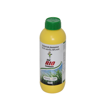 Tag Rio herbicide by Tropical Company bottle for targeted weed control in tropical crops, promoting healthy plant growth.