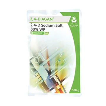 2,4-D Agan Herbicide – 2,4-D Sodium Salt 80% WP selective systemic herbicide for effective control of broadleaf weeds in cereal crops.