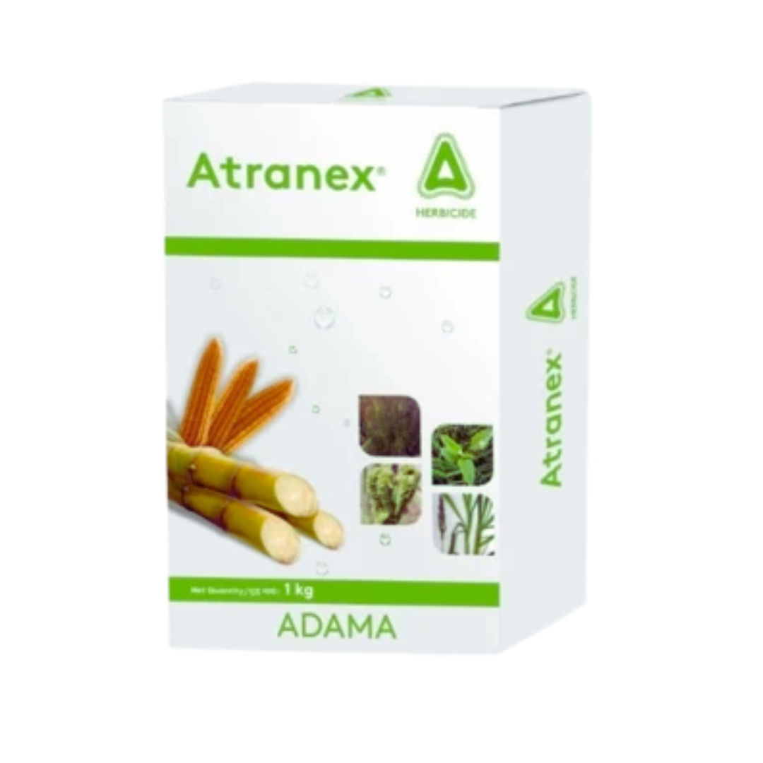 Atranex herbicide containing Atrazine 50%, used for effective weed control in crops.