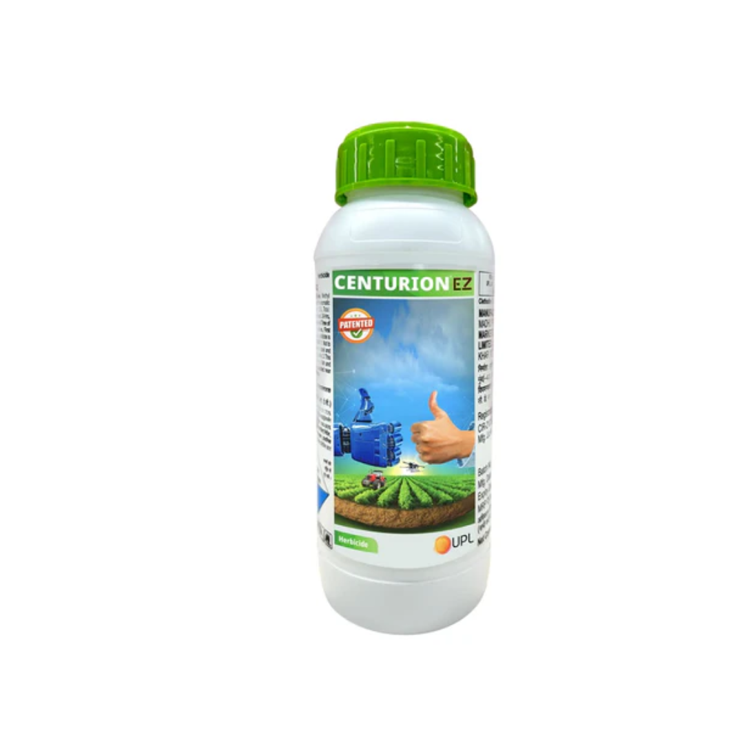 Centurion Herbicide (Clethodim 24% EC) from UPL is a selective post-emergence herbicide for controlling grassy weeds in crops like soybean, cotton, and maize. It inhibits lipid synthesis in target weeds, providing effective, crop-safe weed management and promoting healthy crop growth.