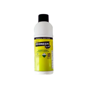 Econeem Plus 10000 ppm is a botanical insecticide formulated with Azadirachtin 10000 ppm derived from neem. It acts as an antifeedant, repellent, and growth regulator, effectively controlling a wide range of sucking and chewing pests like aphids, whiteflies, jassids, and caterpillars. Safe for beneficial insects and suitable for use in organic and integrated pest management (IPM) programs.