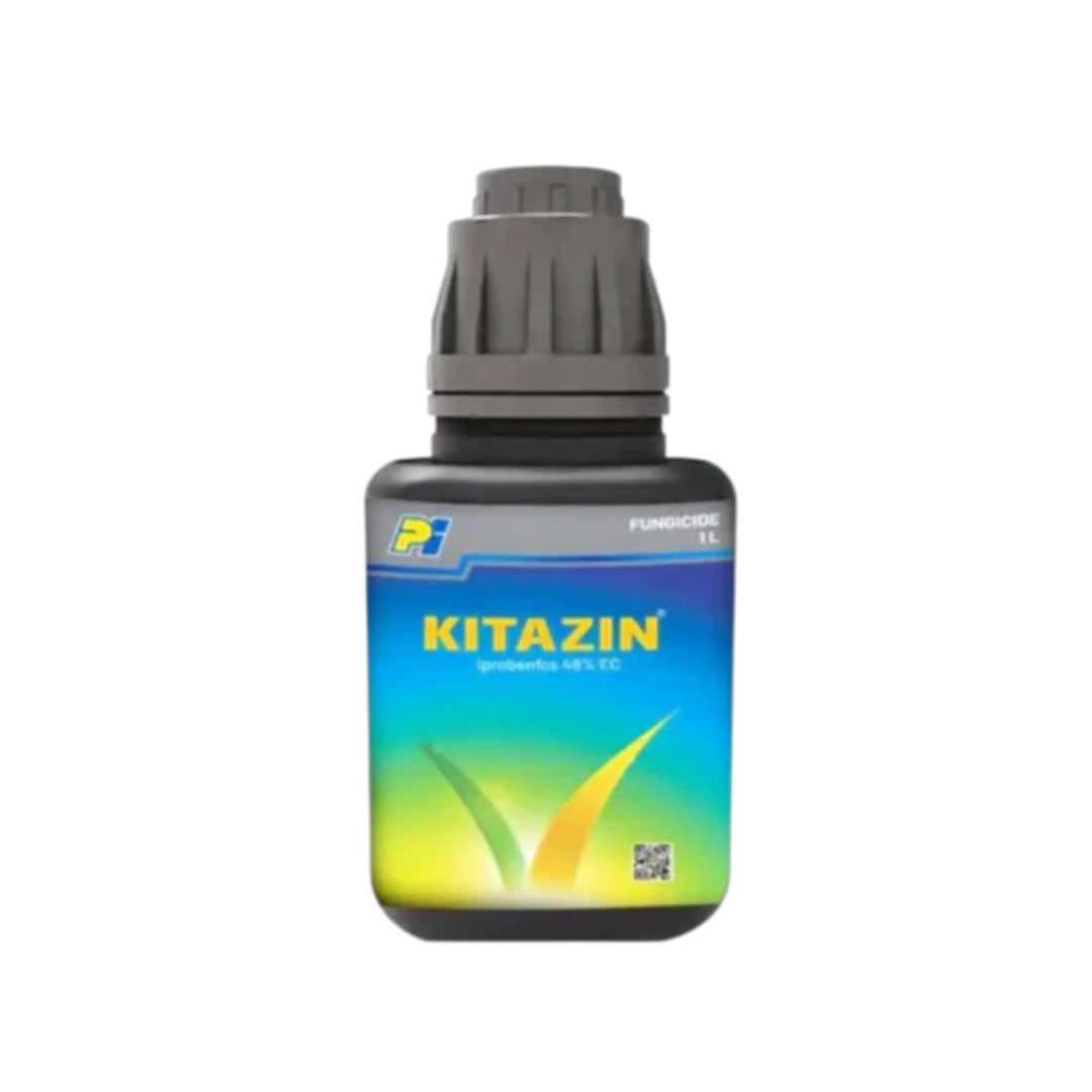 Kitazin is an organophosphorus fungicide formulated as Iprobenfos 48% EC. It provides systemic protection against fungal diseases in crops by inhibiting fungal growth, offering preventive and curative control, and ensuring healthier plant development.