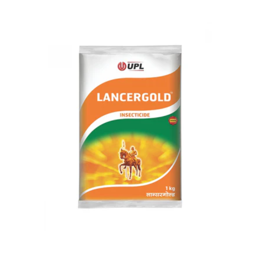 Lancergold Insecticide (Acephate 50% + Imidacloprid 1.8% SP) from UPL is a dual-action systemic insecticide formulated as a soluble powder. It provides strong control against major sucking pests such as aphids, jassids, and whiteflies in crops like cotton, paddy, and vegetables, offering quick knockdown and long-duration protection for healthier crop growth.