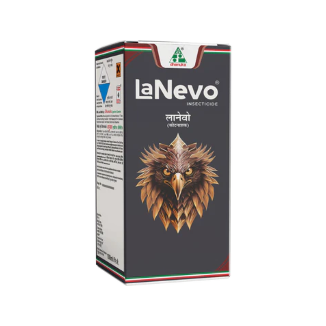 Lanevo is a dual-action insecticide containing Bifenthrin 5.81% and Fluxametamide 5.81% EC, providing broad-spectrum control of chewing and sucking pests in crops. It offers both contact and systemic activity for rapid knockdown and extended residual protection.