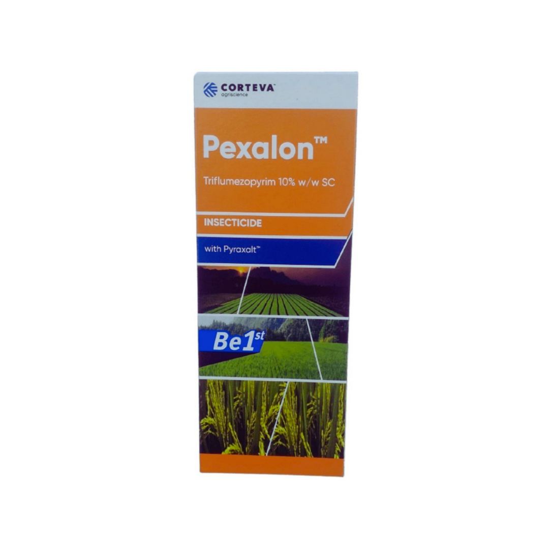 Pexalon insecticide containing Triflumezopyrim 10% SC, designed for effective control of hopper pests in crops with systemic action and long-lasting protection.