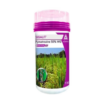 Sigalit Insecticide – Pymetrozine 50% WG formulation for effective control of brown planthopper and other sucking pests in rice and vegetable crops.