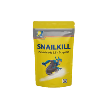 "Snailkill is a dry pellet molluscicide containing 2.5% Metaldehyde, designed to effectively control snails and slugs in crops and gardens. Safe for targeted pest use and easy to apply."