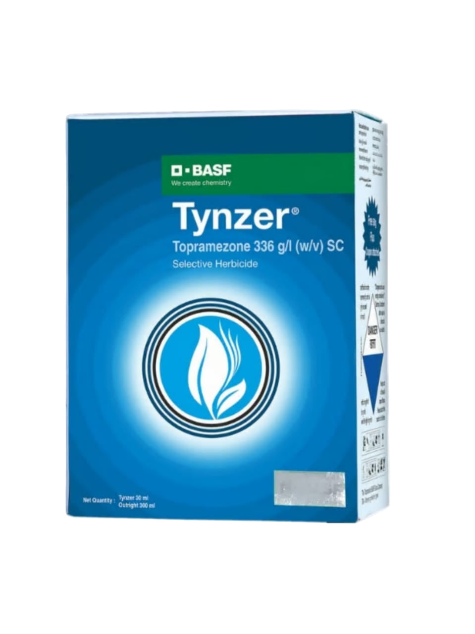 Tynzer herbicide containing Topramezone 336 g/L SC, used for post-emergence control of broadleaf and grassy weeds in maize crops.