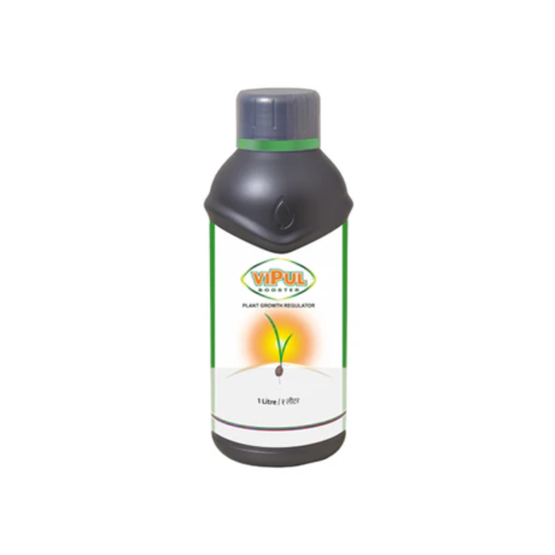 Vipul Booster is a plant growth regulator containing Triacontanol 0.1% EW that enhances photosynthesis, promotes vigorous growth, and boosts crop yield and quality.