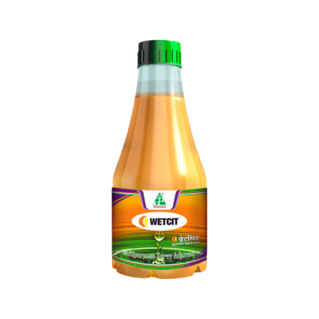 Wetcit Efficacy Enhancer Surfactant – improves the effectiveness of pesticides by enhancing spray coverage, adhesion, and penetration on crop surfaces for better pest and disease control.