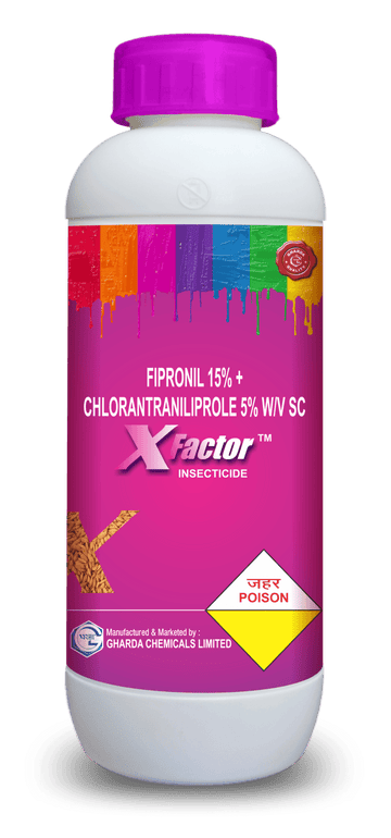 XFactor Insecticide  - Fipronil and Chlorantraniliprole.