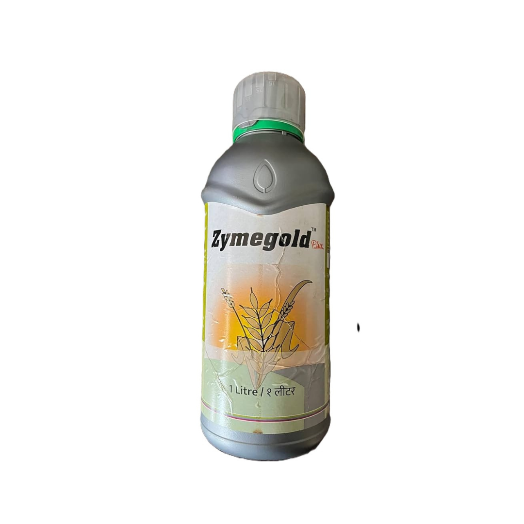 Zymegold Plus seaweed extract biostimulant for improving plant growth and yield.