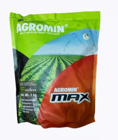Aries Agromin Max Multi Micronutrient fertilizer pack with label, providing essential micronutrients for healthy crop development.
